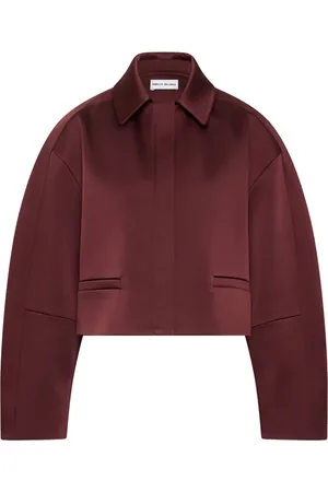 Rebecca Vallance Merlot Cropped-Jacke