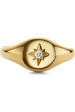 David Yurman 18kt Cable Collectibles Starset Gelbgoldring mit Rubin 7mm