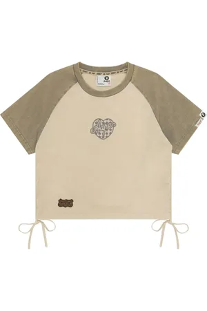 A Bathing Ape T-Shirt mit Logo-Stickerei