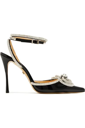Mach & Mach Double Bow Pumps mit Lack-Finish 110mm
