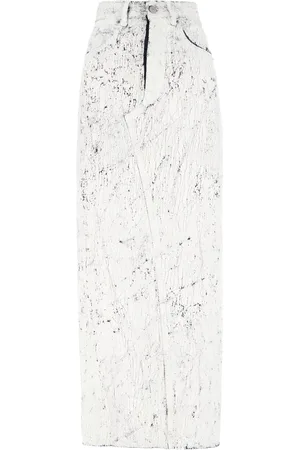 Maison Margiela Beschichteter Midirock