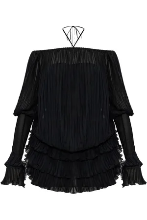 BLUMARINE Seidenkleid mit Falten