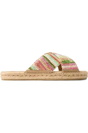 Jimmy Choo Flache Aciel Sandalen