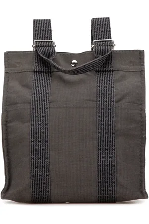 Hermès 20th Century Herline MM Rucksack aus Canvas