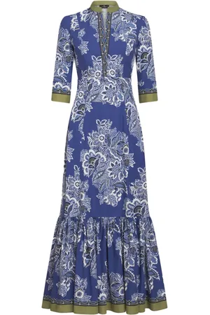 Etro Maxikleid mit Blumen-Print