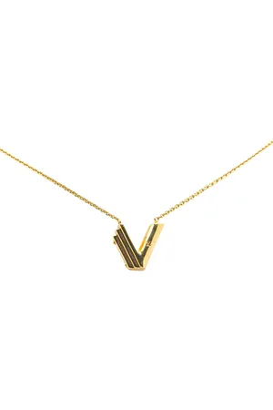 LOUIS VUITTON 2018 vergoldete LV and Me Halskette mit V-Anhänger