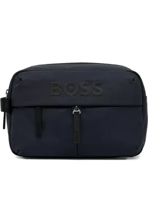 HUGO BOSS Kulturbeutel mit Logo-Prägung