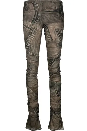 BLUMARINE Tief sitzende Straight-Leg-Hose