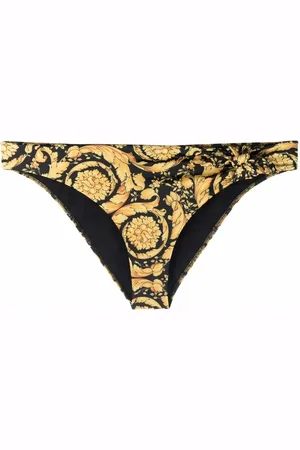 VERSACE Bikinihöschen mit Logo-Stickerei