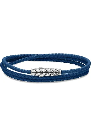 David Yurman Chevron Triple Armband aus Sterlingsilber