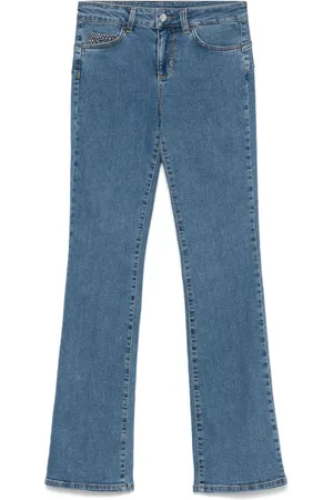Liu Jo Strassverzierte Jeans