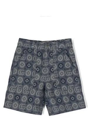 Gucci Jeans-Shorts mit Monogramm