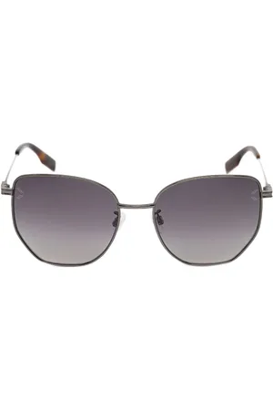 Alexander McQueen Sonnenbrille mit Butterfly-Gestell
