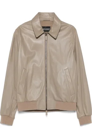 Emporio Armani Klassische Lederjacke