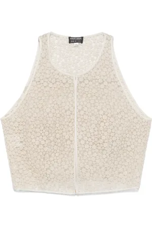 Giorgio Armani 2000s Oberteil aus Spitze