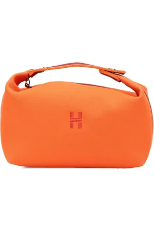 Hermès 2020-2024 große Toile Bride A Brac Kosmetiktasche