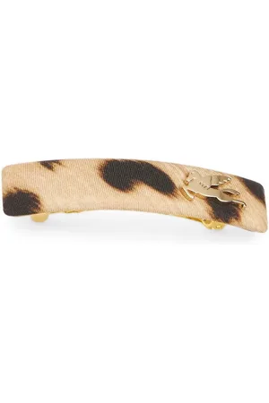 Etro Haarspange mit Leoparden-Print