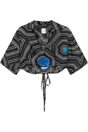 Sandro Bluse mit geometrischem Print
