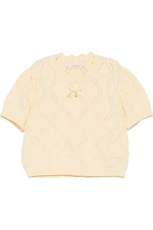 Elisabetta Franchi Top mit Logo-Motiv