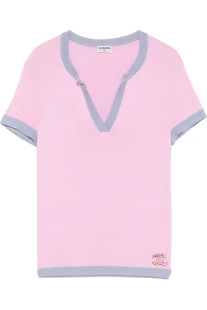 CHANEL 2000s Oberteil mit CC-Patch