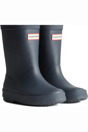 Hunter Stiefel mit Logo-Patch