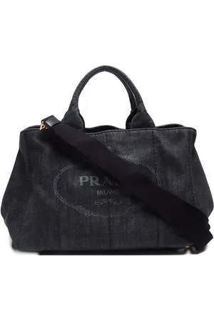 Prada 2000-2020 mittelgroße Canapa Handtasche