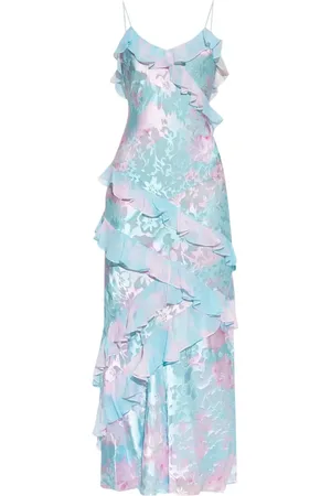 LOVESHACKFANCY Langes Kleid mit Rüschen