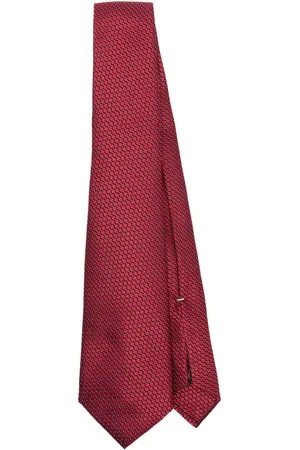 CANALI Seidenkrawatte mit Jacquardmuster