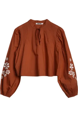 Ciao Lucia Bluse mit Blumenstickerei