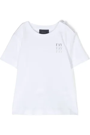 FAY T-Shirt mit Logo-Print