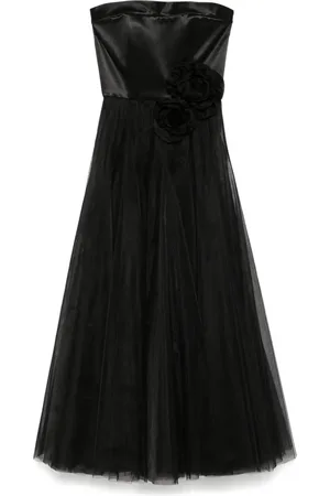 Parlor Abendkleid mit Blumenapplikation