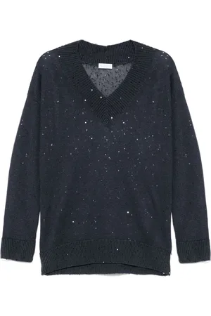 Brunello Cucinelli Pullover mit Pailletten