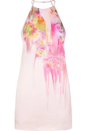 BLUMARINE Minikleid mit Blumen-Print