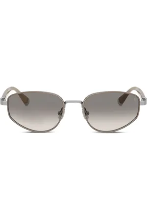 Brunello Cucinelli Sonnenbrille mit geometrischem Gestell