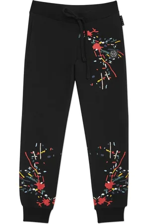 Philipp Plein Hose mit Farbklecks-Print