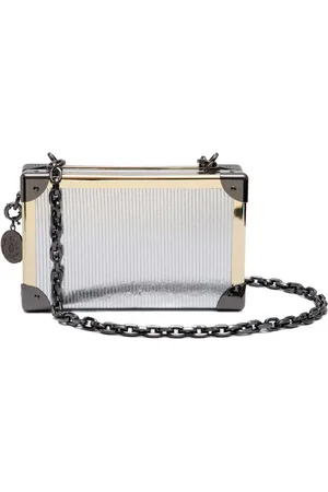 Isla Ibiza Clutch im Metallic-Look