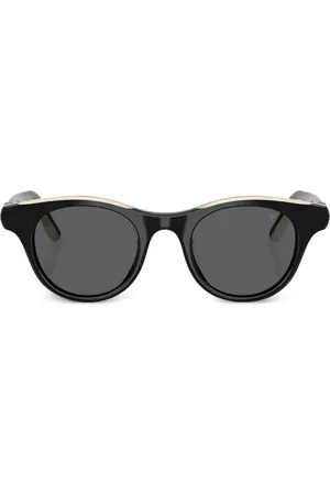 Brunello Cucinelli Sonnenbrille mit rundem Gestell