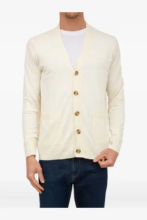 Paolo Pecora Cardigan aus Leinengemisch