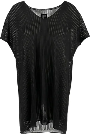 FISICO Geripptes Strickkleid