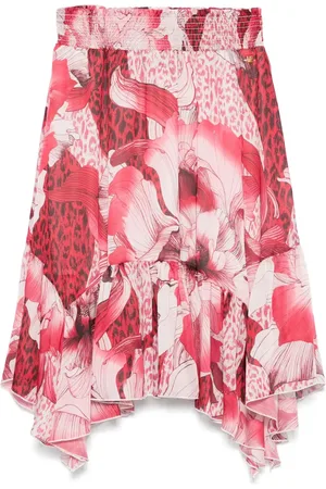 Roberto Cavalli Minirock mit Blumen-Print
