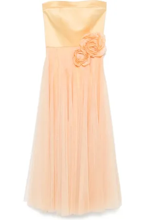 Parlor Abendkleid mit Blumenapplikation