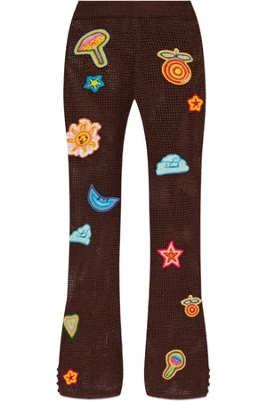Casablanca Hose mit Häkelmuster