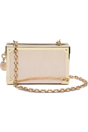 Isla Ibiza Clutch im Metallic-Look