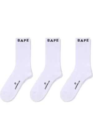 A Bathing Ape Socken mit Logo-Verzierung (3er-Set)