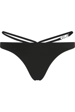Karl Lagerfeld Signature Bikinihöschen mit Riemen