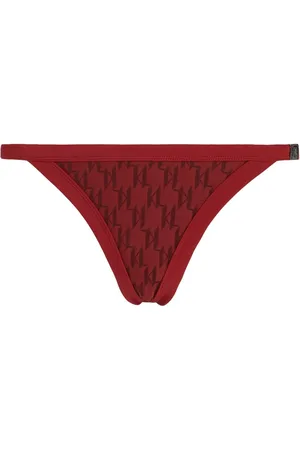 Karl Lagerfeld Bikinihöschen mit Monogramm-Print