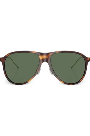 Brunello Cucinelli Getönte Pilotenbrille