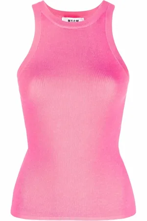 Msgm Geripptes Stricktop