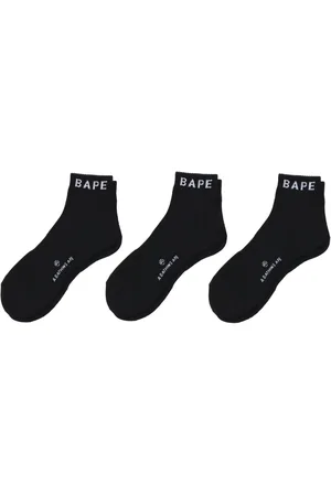 A Bathing Ape Socken mit Logo-Verzierung (3er-Set)