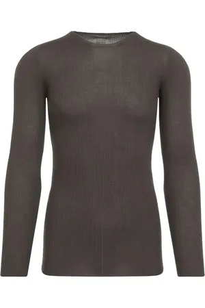 Rick Owens Geripptes T-Shirt